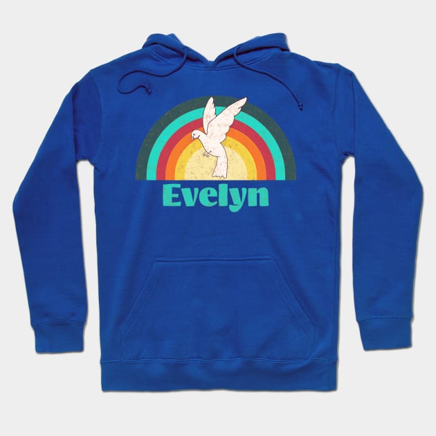 Evelyn - Vintage Faded Style Hoodie by Jet Design